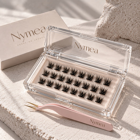 Kit Essentiel Nyméa – faux cils pré-collés et pince applicatrice