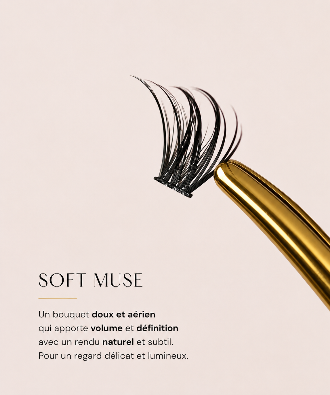 Soft Muse – faux cils pré-collés effet naturel Nyméa